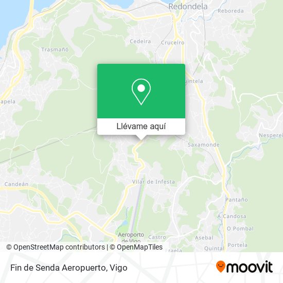 Mapa Fin de Senda Aeropuerto