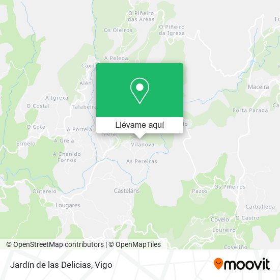 Mapa Jardín de las Delicias