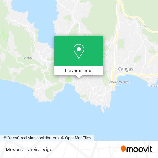 Mapa Mesón a Lareira