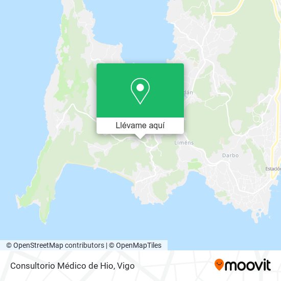 Mapa Consultorio Médico de Hio
