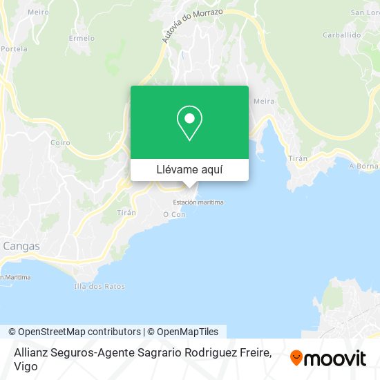 Mapa Allianz Seguros-Agente Sagrario Rodriguez Freire