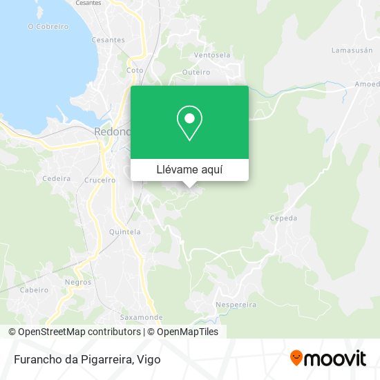 Mapa Furancho da Pigarreira