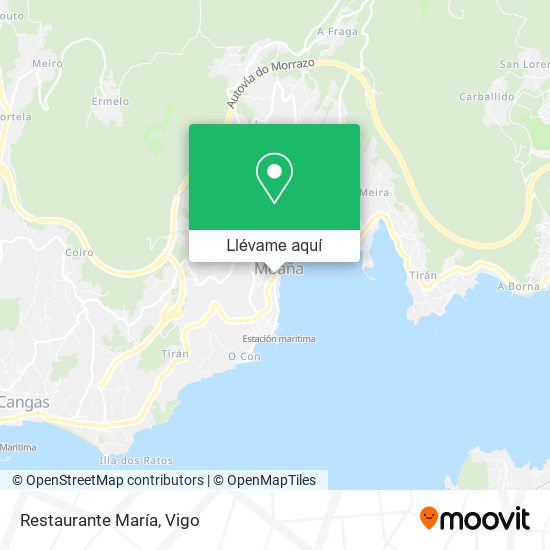 Mapa Restaurante María