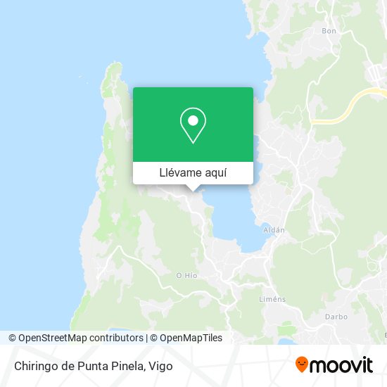 Mapa Chiringo de Punta Pinela