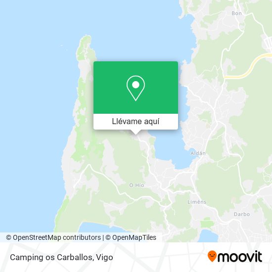 Mapa Camping os Carballos