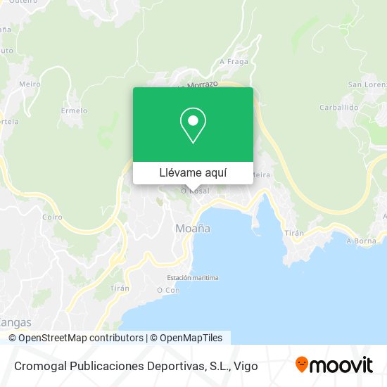 Mapa Cromogal Publicaciones Deportivas, S.L.