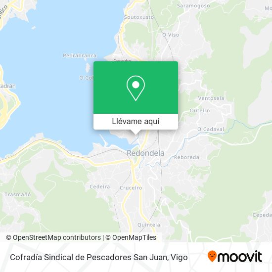 Mapa Cofradía Sindical de Pescadores San Juan