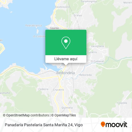 Mapa Panadaría Pastelaría Santa Mariña 24