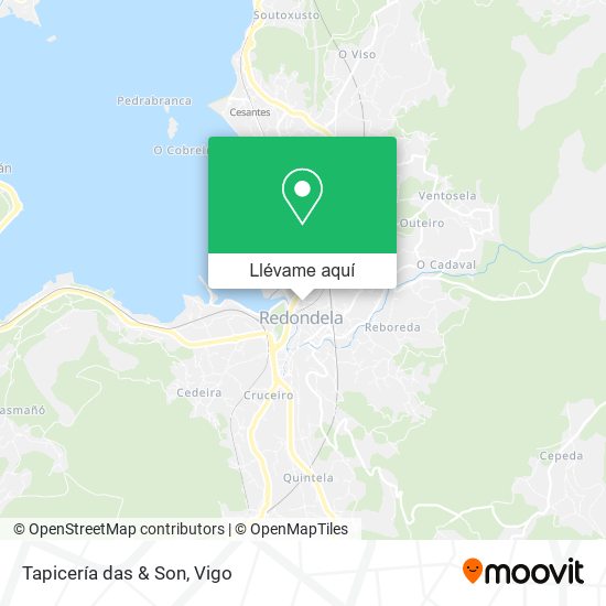 Mapa Tapicería das & Son