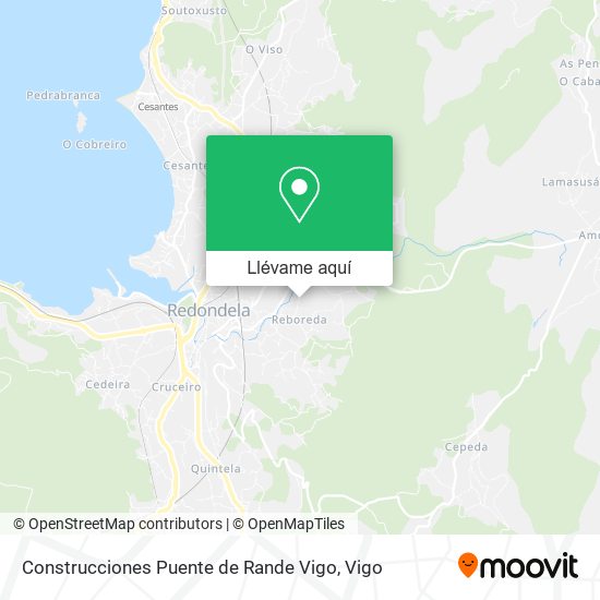 Mapa Construcciones Puente de Rande Vigo