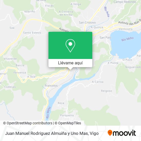 Mapa Juan Manuel Rodríguez Almuiña y Uno Mas