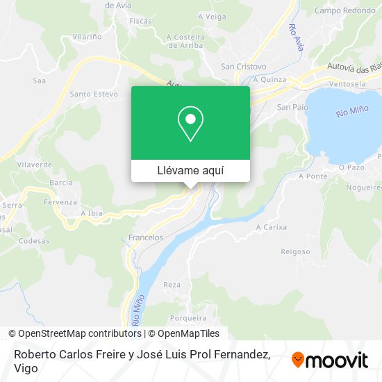 Mapa Roberto Carlos Freire y José Luis Prol Fernandez