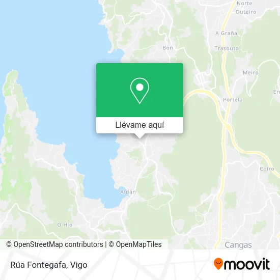 Mapa Rúa Fontegafa