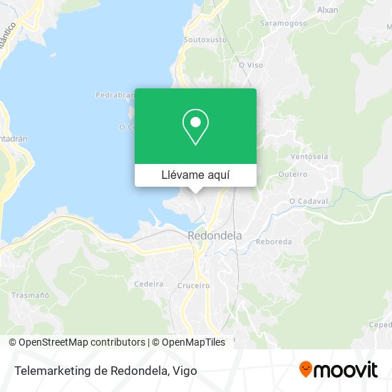 Mapa Telemarketing de Redondela