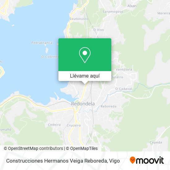 Mapa Construcciones Hermanos Veiga Reboreda