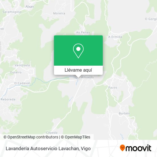 Mapa Lavandería Autoservicio Lavachan