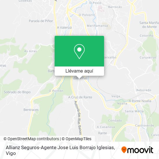 Mapa Allianz Seguros-Agente Jose Luis Borrajo Iglesias