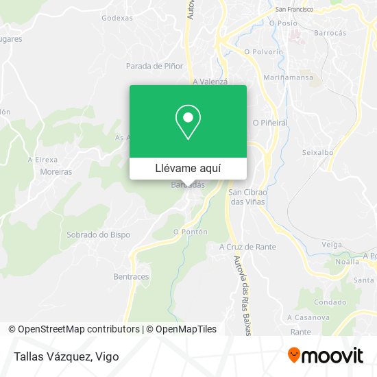 Mapa Tallas Vázquez