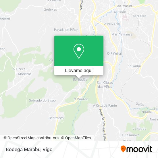 Mapa Bodega Marabú