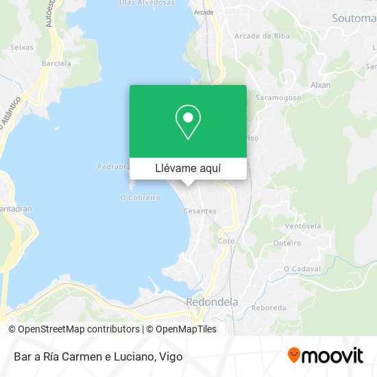 Mapa Bar a Ría Carmen e Luciano
