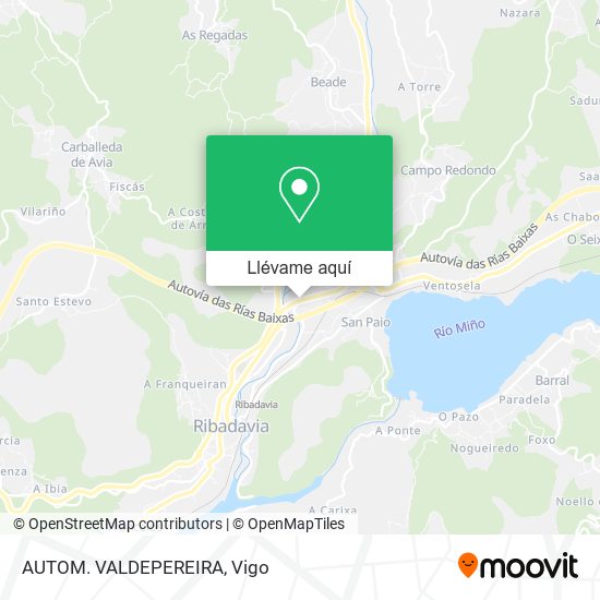Mapa AUTOM. VALDEPEREIRA