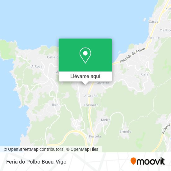 Mapa Feria do Polbo Bueu