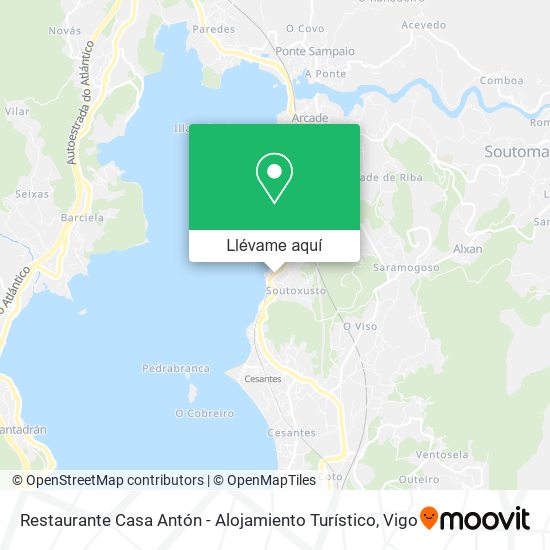 Mapa Restaurante Casa Antón - Alojamiento Turístico