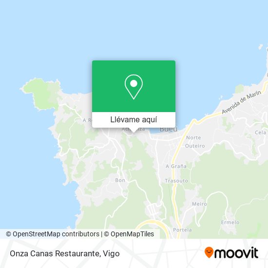 Mapa Onza Canas Restaurante