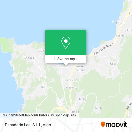 Mapa Panadería Leal S.L.L