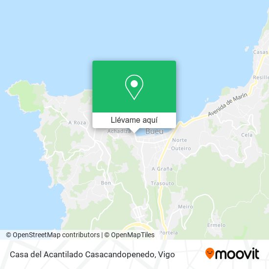 Mapa Casa del Acantilado Casacandopenedo
