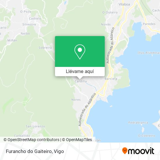 Mapa Furancho do Gaiteiro