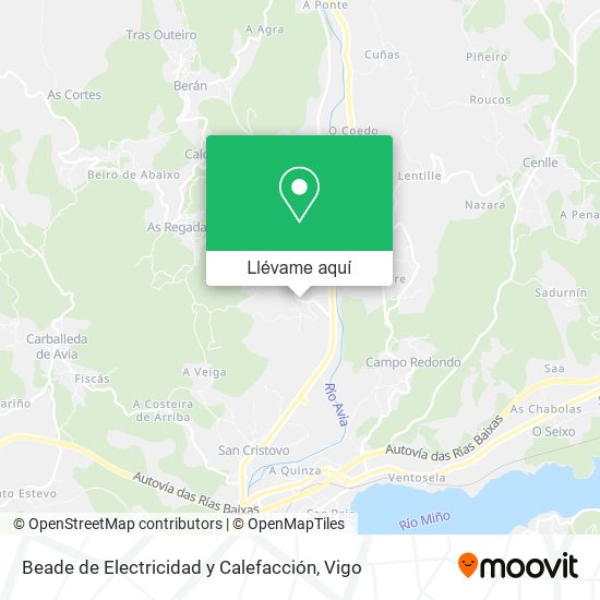 Mapa Beade de Electricidad y Calefacción