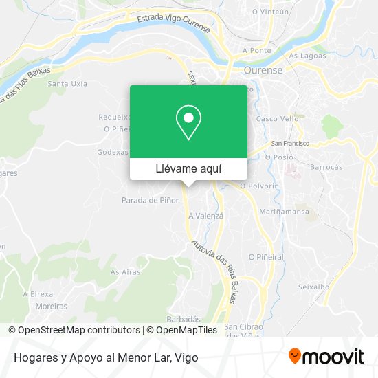 Mapa Hogares y Apoyo al Menor Lar