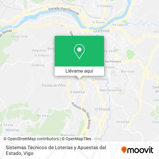 Mapa Sistemas Técnicos de Loterías y Apuestas del Estado