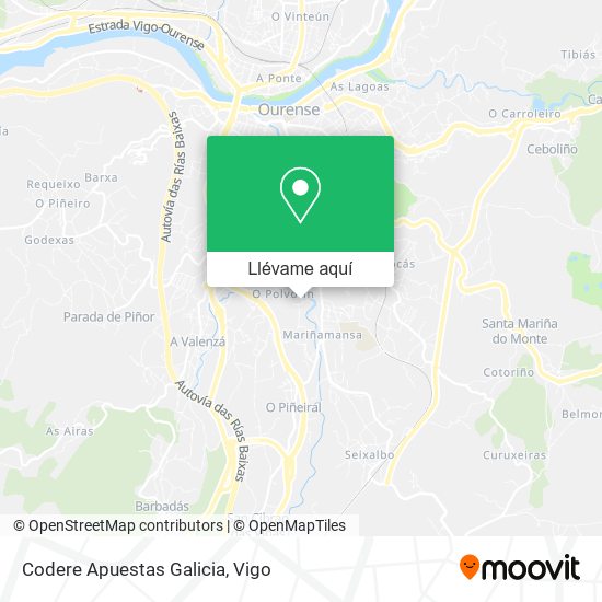 Mapa Codere Apuestas Galicia