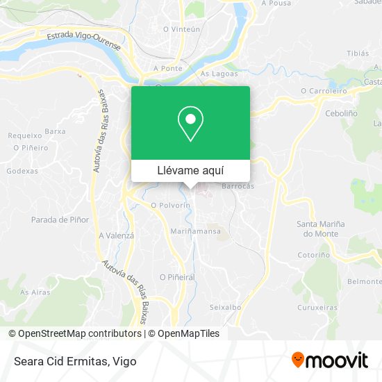 Mapa Seara Cid Ermitas