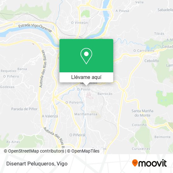 Mapa Disenart Peluqueros