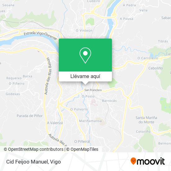 Mapa Cid Feijoo Manuel