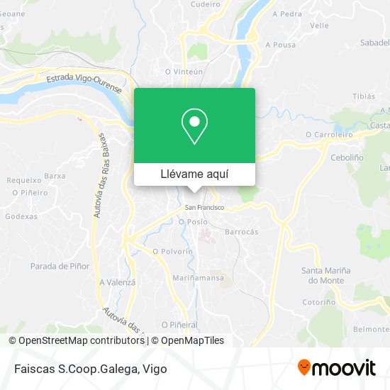 Mapa Faiscas S.Coop.Galega