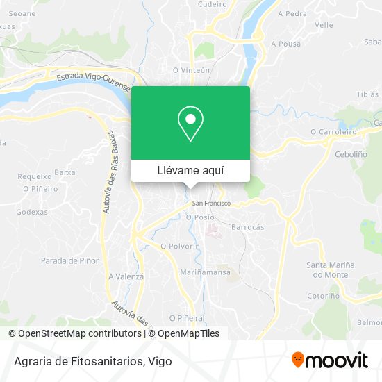 Mapa Agraria de Fitosanitarios