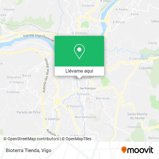 Mapa Bioterra Tienda