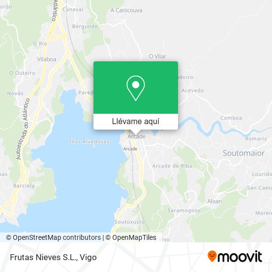 Mapa Frutas Nieves S.L.