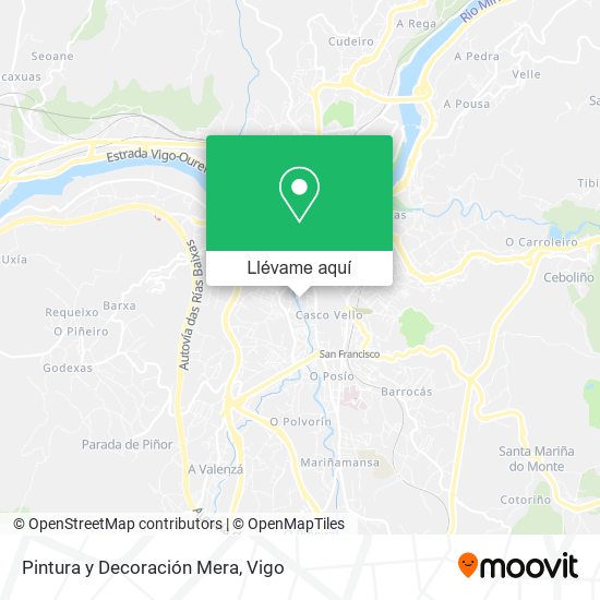 Mapa Pintura y Decoración Mera