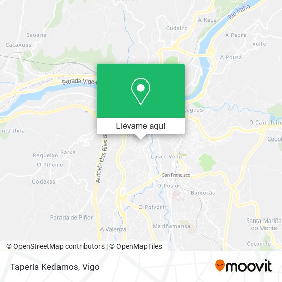 Mapa Tapería Kedamos