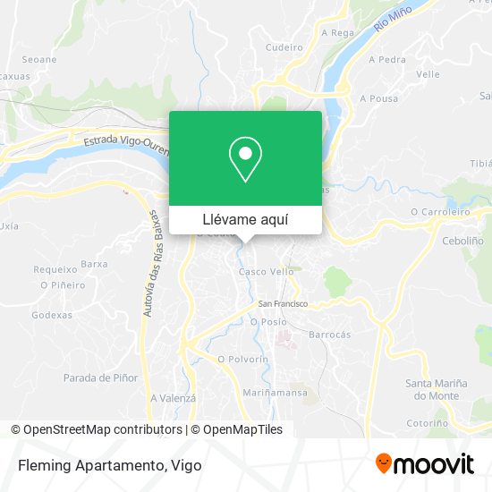 Mapa Fleming Apartamento