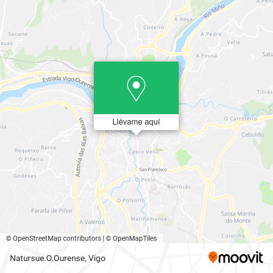 Mapa Natursue.O.Ourense