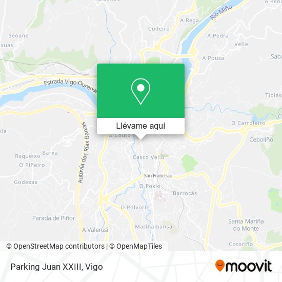 Mapa Parking Juan XXIII