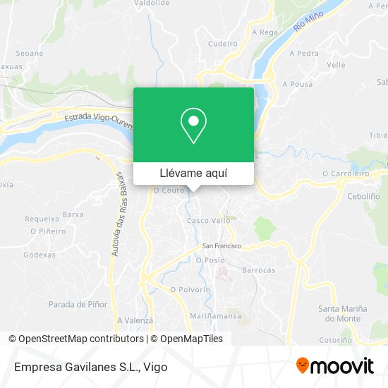 Mapa Empresa Gavilanes S.L.
