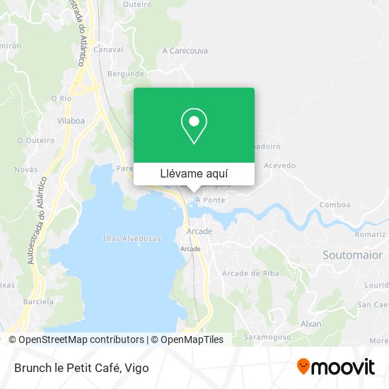 Mapa Brunch le Petit Café