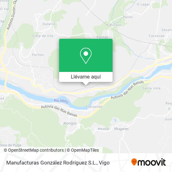 Mapa Manufacturas González Rodríguez S.L.